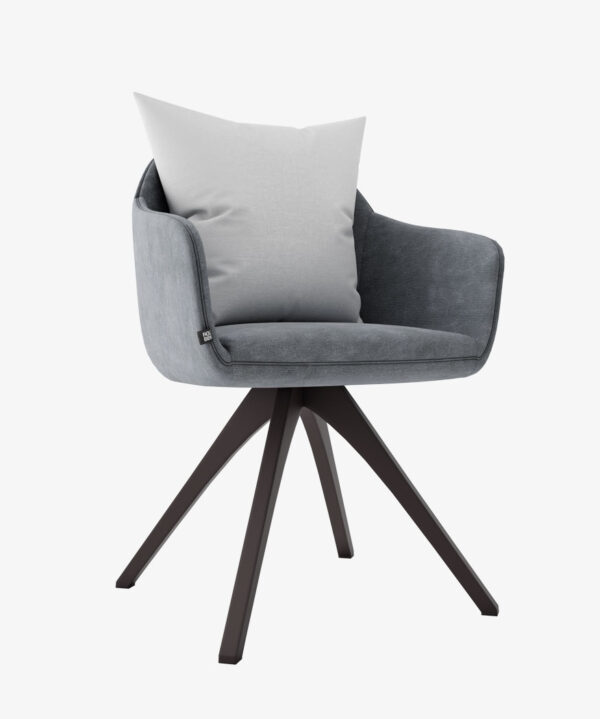 Scandi Wood Frame Lounge Chair