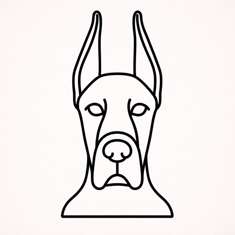 Duitse dog (geknipte oren)